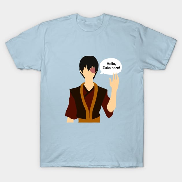 Zuko Here! T-Shirt by Harriet Parnell